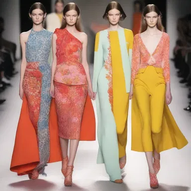 The designer's thoughtful choices of fabric and color resulted in a stunning collection.