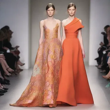 The designer's thoughtful choices of fabric and color resulted in a stunning collection.