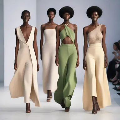 The fashion designer created a thoughtful collection, incorporating sustainable materials and showcasing diverse models.