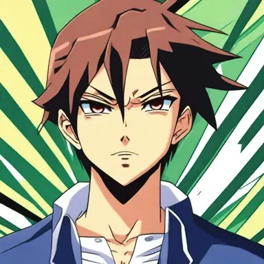 The anime series depicted a thoughtful protagonist who strategically outsmarted his opponents in order to achieve his goals.