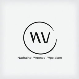 A high-quality digital art logo for a corporate leadership consultant coach named Nathanael Wood