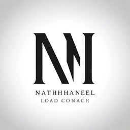 An outstanding digital art logo for Nathanael Wood, a leadership consultant coach