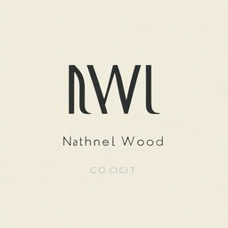 An outstanding digital art logo for Nathanael Wood, a leadership consultant coach