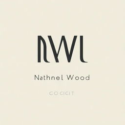 An outstanding digital art logo for Nathanael Wood, a leadership consultant coach