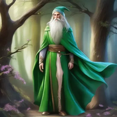 The unfashionable wizard stood out amongst the elegant elves and stylish fairies in the fantasy realm.
