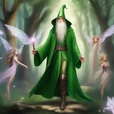 The unfashionable wizard stood out amongst the elegant elves and stylish fairies in the fantasy realm.