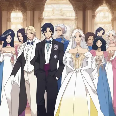 In the animated series 'Royal Monarchy', the colorful noblesse characters attended grand balls and engaged in epic adventures.