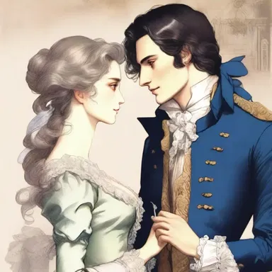 In the passionate novel set in 18th century France, the protagonist fell in love with a dashing member of the noblesse.