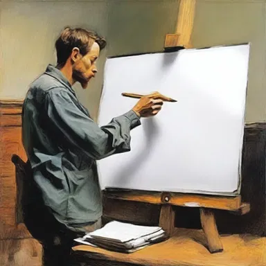 The artist's use of prefixation in the word 'unartistic' conveys the formation of something lacking artistic qualities.