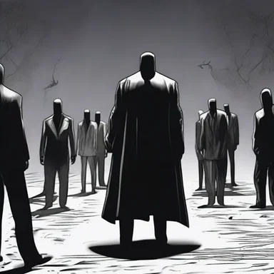 The villain approached his victims, tittuping with ominous confidence, sending chills down their spines.