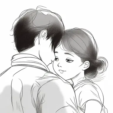 In the climax of the novel, the protagonist receives a warm hug from his long-lost sister, symbolizing the reunion of their broken family.