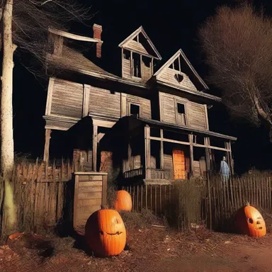 The spooky old haunted house attracted foot traffic from curious tourists and thrill-seekers.