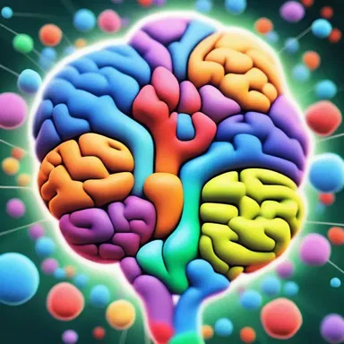 In the cartoon, the cytoarchitecture of the human brain was depicted using colorful and animated cells.