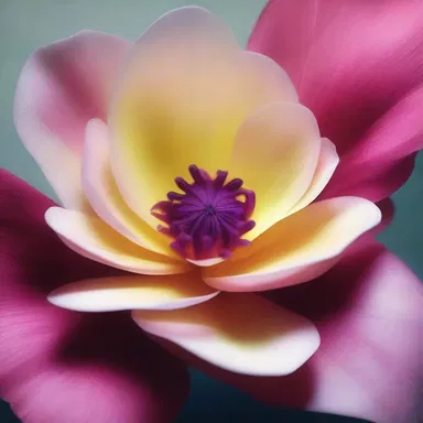 The artist captured the intricate cytoarchitecture of a flower petal in their painting.