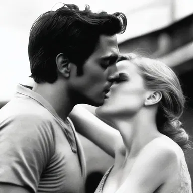 In the final scene of the movie, the couple had a passionate scrap before realizing their intense love for each other.