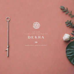 An 'About Us' Instagram post design for a company called 'Deksha Design Studio'. Include the company's logo, colors, and key values to communicate what they stand for.