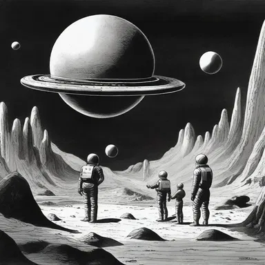 In the futuristic world of the story, the comers from other planets are met with both excitement and fear by the earthlings.