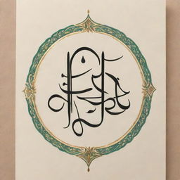 A respectful greeting card in Persian with the text 'قدم نو رسیده مبارک باشه آقا سید' in beautiful calligraphy.