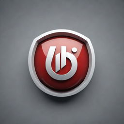 Create a 3D rendering of a professional company logo