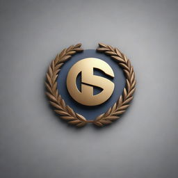 Create a 3D rendering of a professional company logo