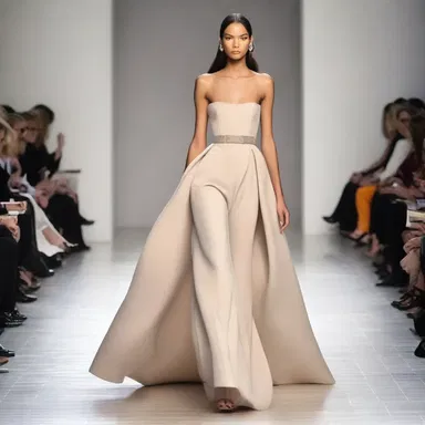 The litheness of the model's movements on the runway emphasized the elegance and grace of the designer's clothing.