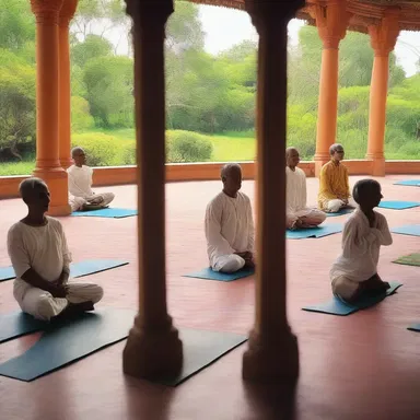 The devotees of the religious sect believed that practicing yoga would enhance their litheness, enabling them to achieve spiritual enlightenment through physical flexibility.