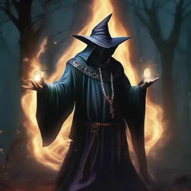The evil sorcerer used forbidden spells to dispatch his enemies with dark magic.