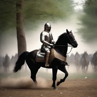 The knight valiantly rode into battle, vowing to dispatch any threat to his beloved's safety.