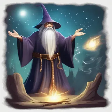 The wizard dispatched his enemies with a powerful spell.