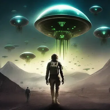 In the science fiction novel, the protagonist must dispatch the alien invaders to save humanity.