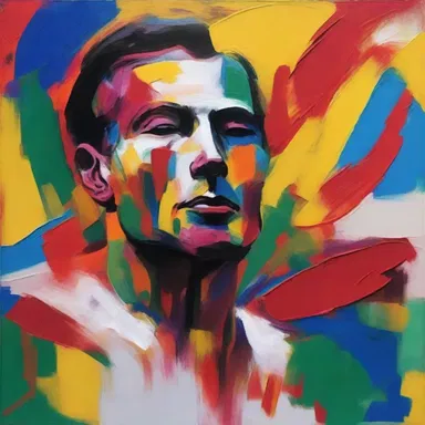 The artist used bold brushstrokes and vibrant colors to dispatch a powerful message in their painting.