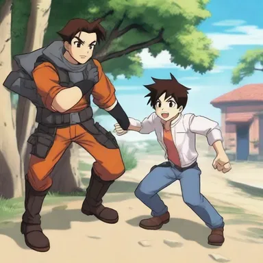 In the final episode, the protagonist dispatches his archenemy and completes his mission.