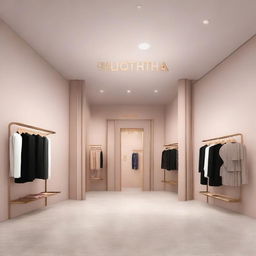 An image of a large, modern showroom with a grand entrance