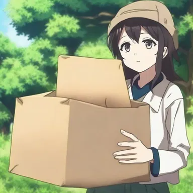 The protagonist stumbled upon an unopened package that contained a mysterious artifact in the latest anime episode.
