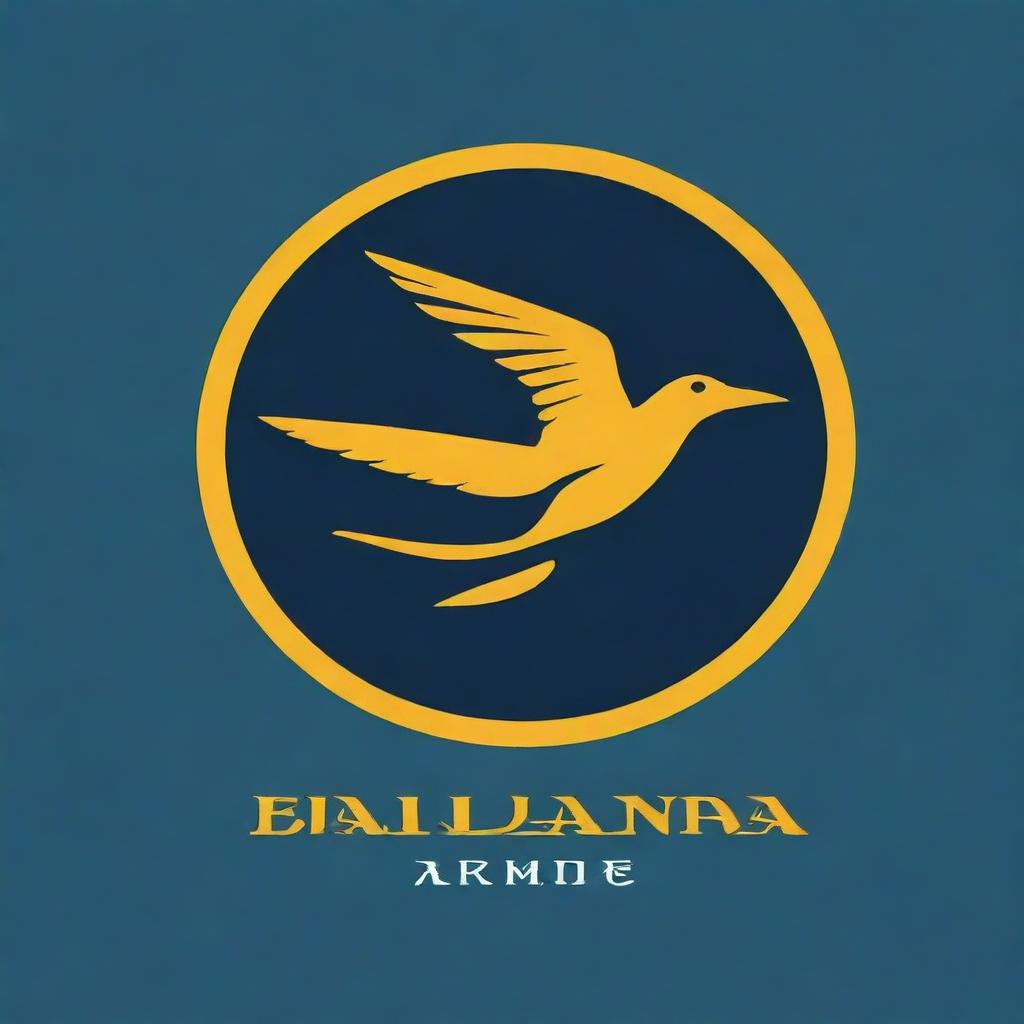 Create a unique and compelling logo for a Sri Lankan airline, incorporating elements of Sri Lankan culture, the sky, and flight.