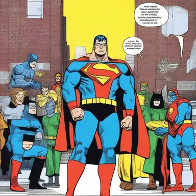 The comic book series depicted an unrestricted and uncensored portrayal of superheroes.