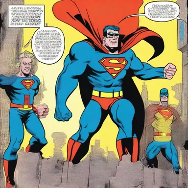 The comic book series depicted an unrestricted and uncensored portrayal of superheroes.
