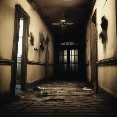 The unrestricted horror of the haunted house left the visitors trembling with fear.