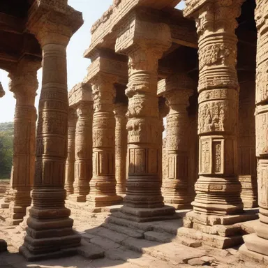 According to the myth, the dilapidation of the ancient temple was a result of the gods' disapproval.