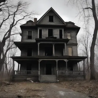 The dilapidation of the haunted house in the horror movie set the eerie atmosphere for the entire film.