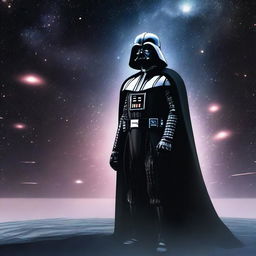 An image showcasing Darth Vader, an iconic character from Star Wars