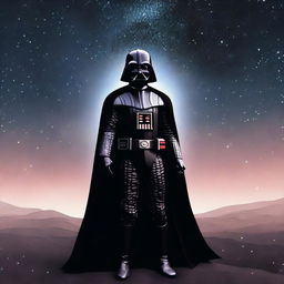 An image showcasing Darth Vader, an iconic character from Star Wars