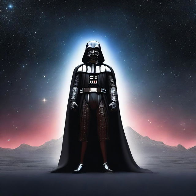 An image showcasing Darth Vader, an iconic character from Star Wars