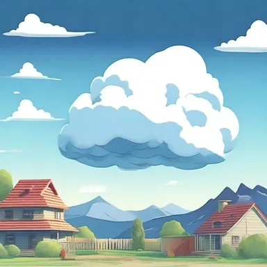 In the animated series, the characters often used the cloud bank as a hiding spot to escape their enemies.