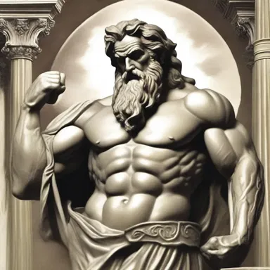 In Greek mythology, Zeus was often portrayed as a stifler of rebellious gods who opposed his authority.