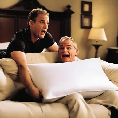 Why did the stifler bring a pillow to the party? Because he wanted to suppress the laughter!