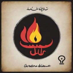 An artistic card displaying the danger of carbon monoxide in Arabic, including vivid illustrative elements, prominent warning symbols, and clear Arabic text.