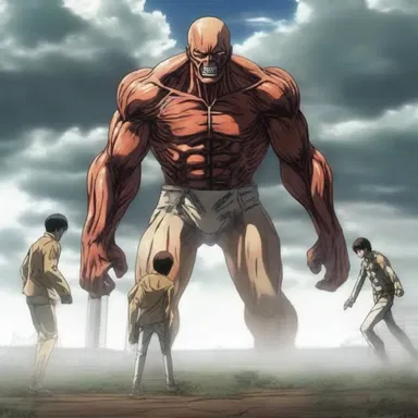 In the anime 'Attack on Titan,' there is a scene where the characters discover a serum that can turn a person into a mindless, giant creature called a triglyceride.