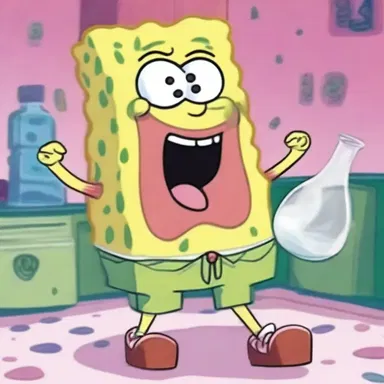 In the cartoon 'SpongeBob SquarePants,' the character Patrick Star accidentally spills a triglyceride-based potion on himself, causing him to inflate like a balloon.