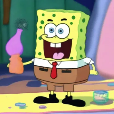 In the cartoon 'SpongeBob SquarePants,' the character Patrick Star accidentally spills a triglyceride-based potion on himself, causing him to inflate like a balloon.